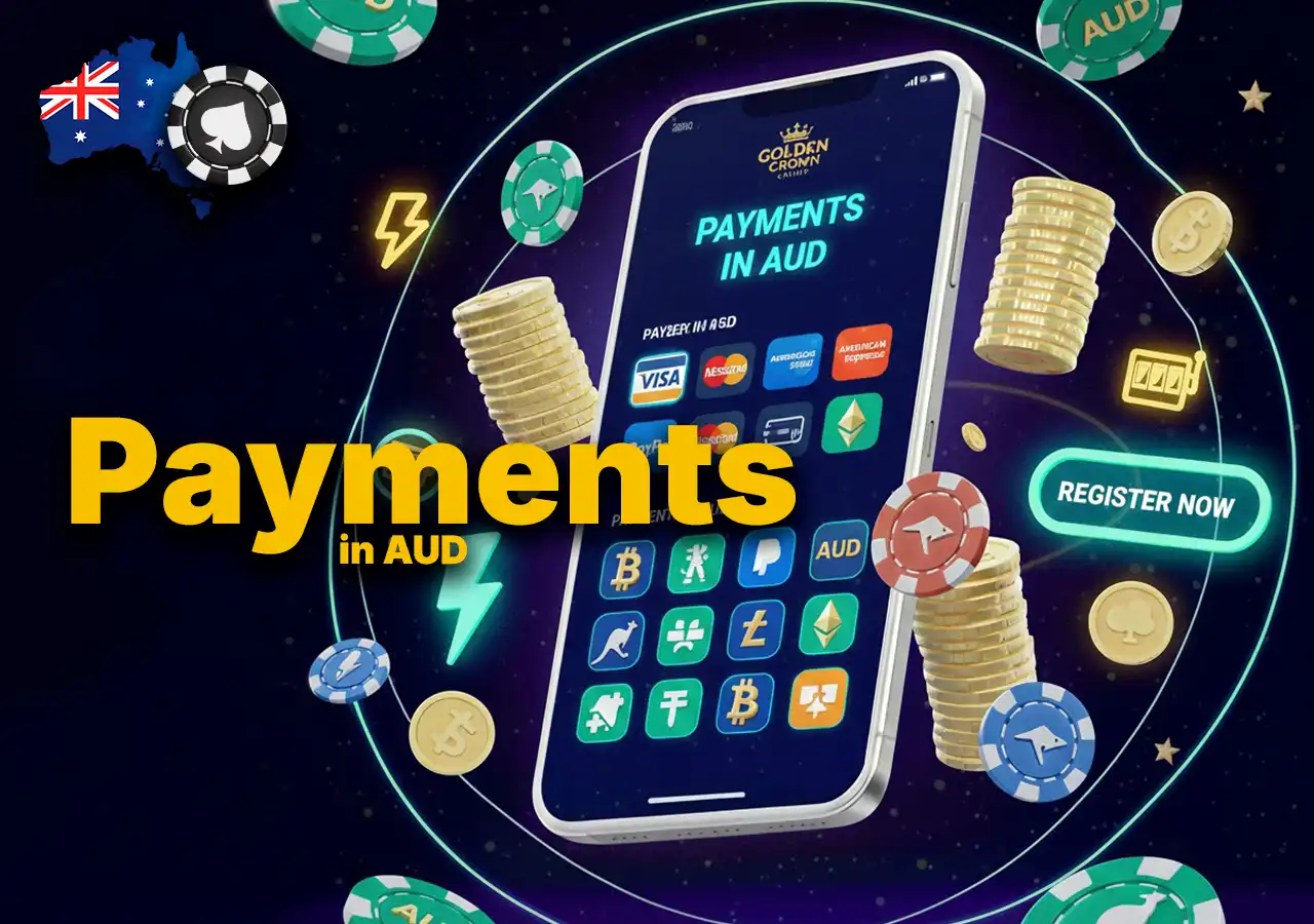 Payments in AUD – Deposit and Withdraw in casino's App