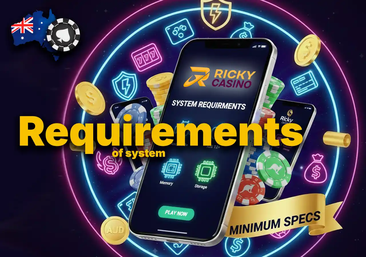 Ricky Casino App System Requirements for Android and iOS